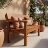 Sillon recto de 2 cuerpos — Serra Amoblamientos en Madera natural - Muebles para el exterior, Uruguay | Serra Amoblamientos, vista 1 de 5