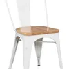 Silla Tolix C/asiento De Madera en Multicolor - Sillas, Uruguay | Unsi, vista 1 de 4