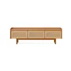 Rack Dune - Con tejido - Natural en Marrón - Muebles para TV, Uruguay | NYR, vista 2 de 4