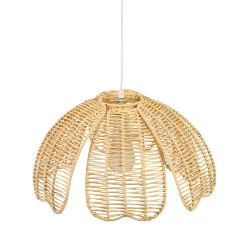 Lámpara De Techo Flore Marrón Rattán Y Metal Ml238619 en Amarillo - Lámparas colgantes, Uruguay | Divino