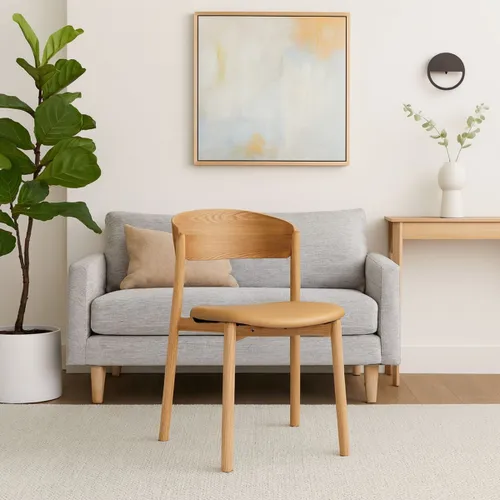 SILLA ALBARIÑO MARRÓN en Madera natural - Sillas, Uruguay | Viasono