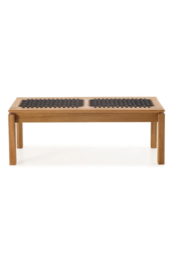 BANCO TRACO CUERDA NEGRA 140x37x43CM JATOBA - Muebles para el exterior, Uruguay | Vinibel, vista 2