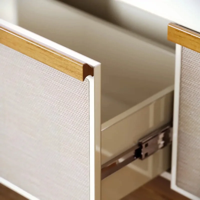 Rack para TV Dune 1.8 - Linea Manhattan - Off White en Madera natural - Muebles para TV, Uruguay | Rústico Hogar, vista 3