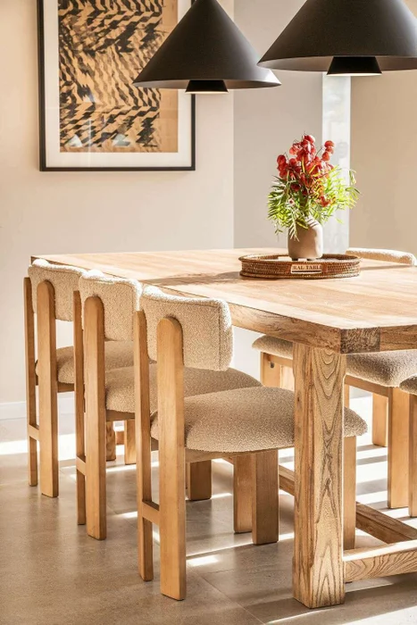 MESA COMEDOR APOLO - 2.50 X 1.10 MTS en Madera natural - Mesas de comedor, Uruguay | La Iberica, vista 7