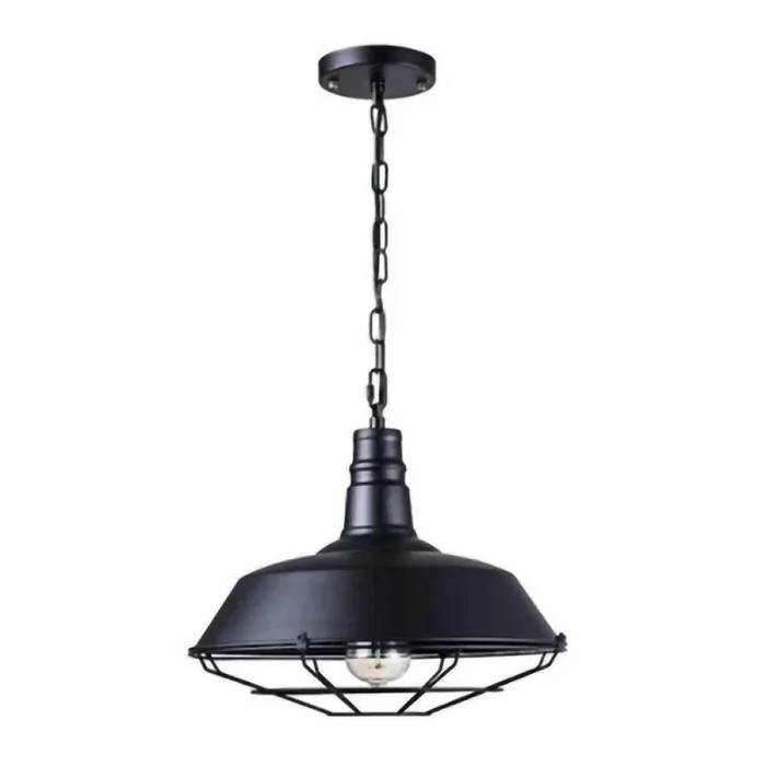 Lámpara Colgante Vintage Reja ø 36 cm en Negro - Lámparas colgantes, Uruguay | Serlux