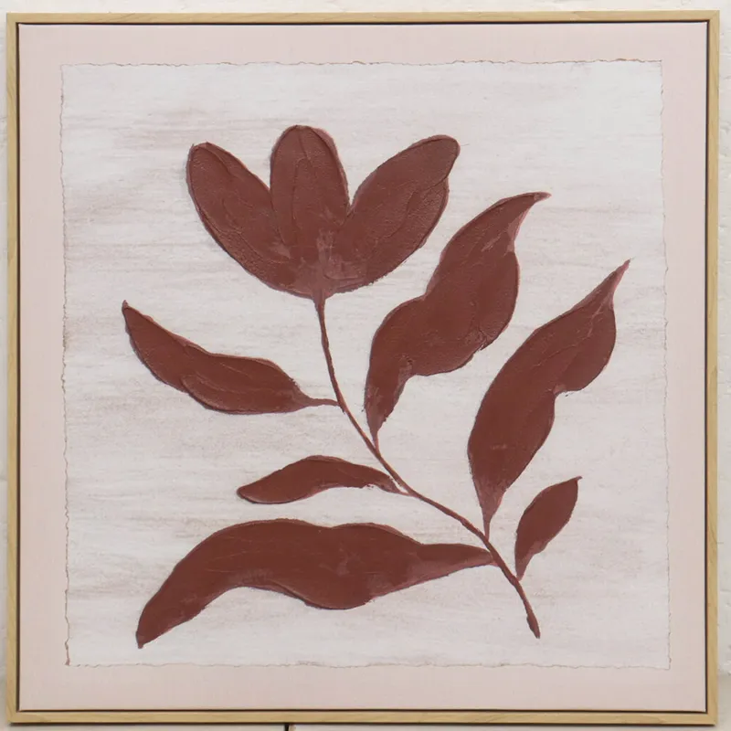 Cuadro Leaf Ii, 60x60, Violeta Papel H1gca250909b en Violeta - Decoración de pared, Uruguay | Divino