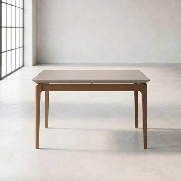 Mesa de Comedor 1.2 - Linea Manhattan en Blanco, Natural - Mesas de comedor, Uruguay | Rústico Hogar