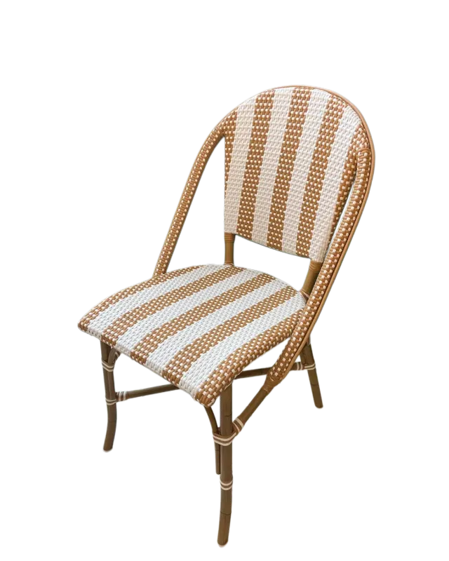 SILLA ALUMINIO/RATTAN SINTÉTICO BEIGE en Multicolor - Sillas, Uruguay | Sentido Jose Ignacio