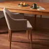 Mesa extensible Isbel - 140 (220) x 90 cm madera maciza de roble en Madera natural - Mesas de comedor, Uruguay | Kavehome, vista 4 de 9