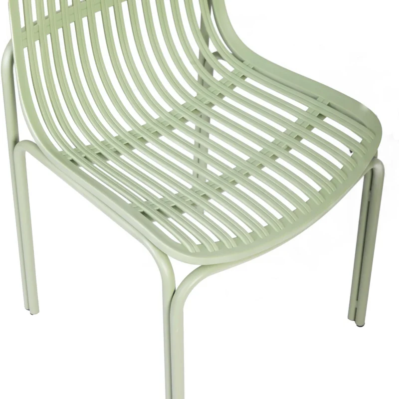 Silla De Comedor Polipropileno Verde Lisa en Verde - Sillas, Uruguay | Divino, vista 6