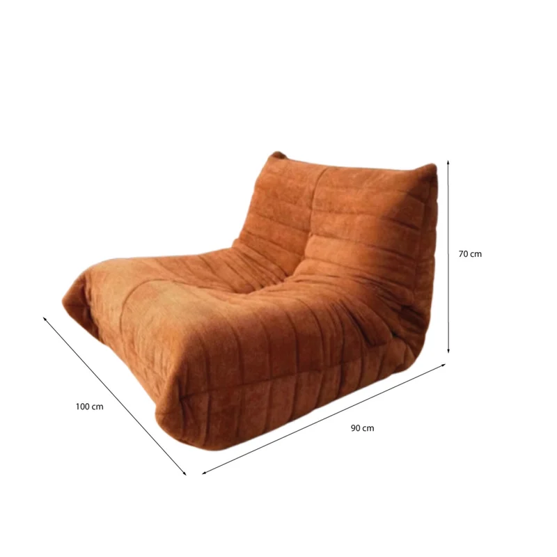 Sofá Nest - Terracota en Naranja - Sillones y sofás, Uruguay | Walnut, vista 3