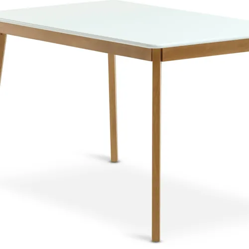 Mesa de comedor JEGIND 80x130 roble/blanco en Blanco/roble - Mesas de comedor, Uruguay | JYSK