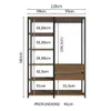 Ropero Placard Abierto Valencia Mueble de guardado 2 Cajones 129cm Rús - Roperos y placares, Uruguay | Balton, vista 5 de 10