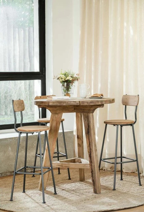 SILLA DE BAR JAZZ en Madera natural - Sillas, Uruguay | La Iberica, vista 4