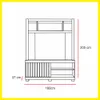 Producto: Modular Rack 128 de AMARELO - Muebles para TV, Uruguay | Amarelo, vista 3 de 3