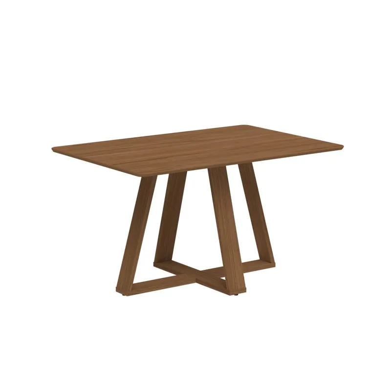 Mesa de Comedor Aura 1.35 - Marrón - Mesas de comedor, Uruguay | Ecowood