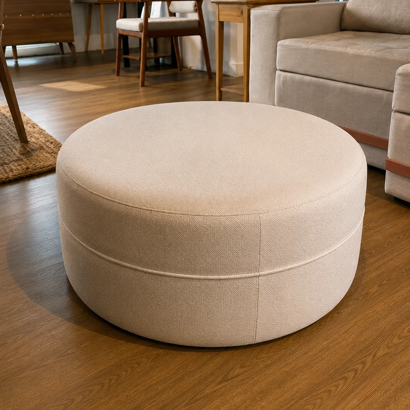 PUFF SOHO I T108 LINO ARENA CLARO en Beige - Sillones y sofás, Uruguay | Balton, vista 6