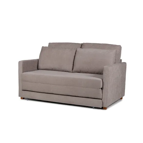 Sofá Cama Niki - Tela Microfibra - 10287 (Tostado) en Marrón - Sillones y sofás, Uruguay | NYR