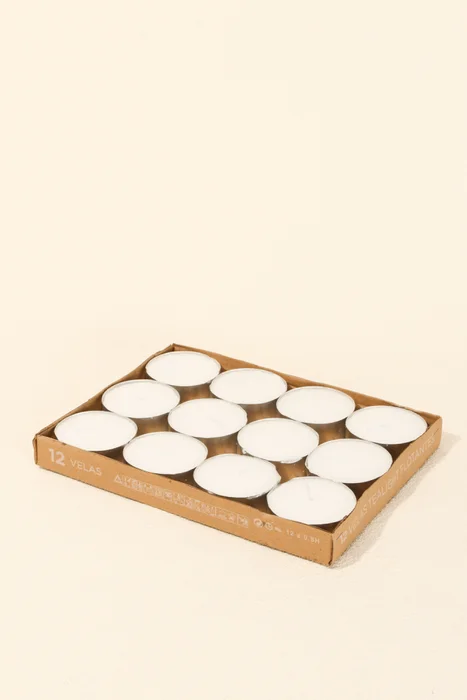 Vela Flotante 12 Un. 38g - Color Unico en Multicolor - Velas y Portavelas, Uruguay | Indian
