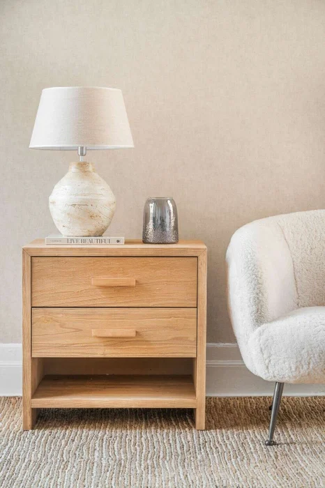 MESA DE LUZ TERRA XL en Madera natural - Mesas de luz, Uruguay | La Iberica