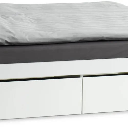 Cama c/almacenaje 90/180x200 TANGBJERG bl en Blanco - Dormitorio, Uruguay | JYSK