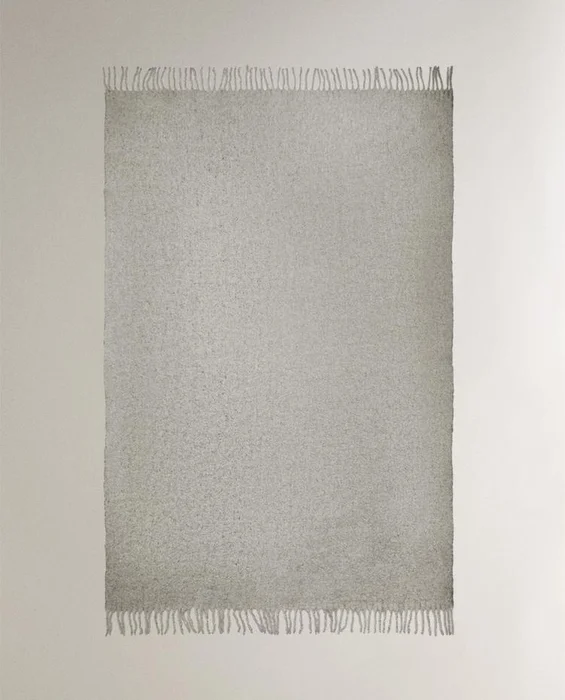 MANTA LANA en Gris - Textiles, Uruguay | Zara Home, vista 2