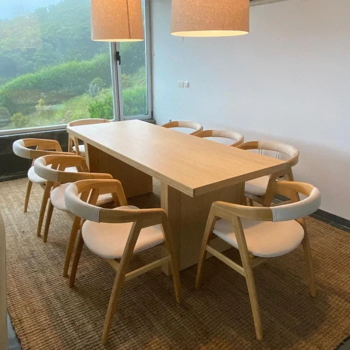 Mesa de Comedor Amalfi en Madera natural - Muebles, Uruguay | Uruguay Bamboo, vista 8