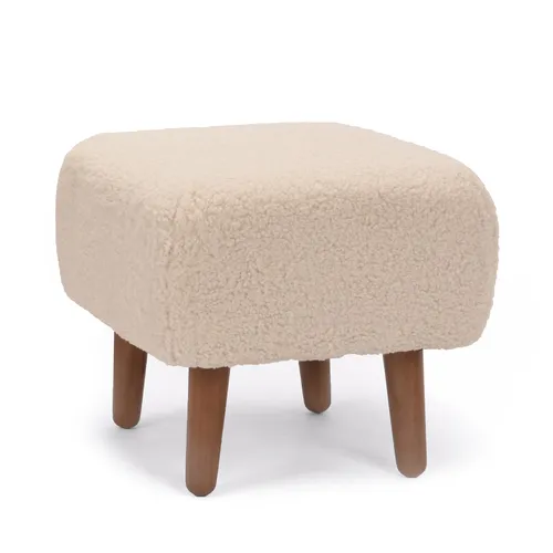 Puff ZARINA en Off-white - Sillones y sofás, Uruguay | Unsi