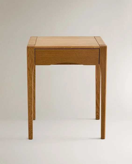 MESITA NOCHE ROBLE CON CAJÓN en Madera natural - Mesas de luz, Uruguay | Zara Home, vista 2