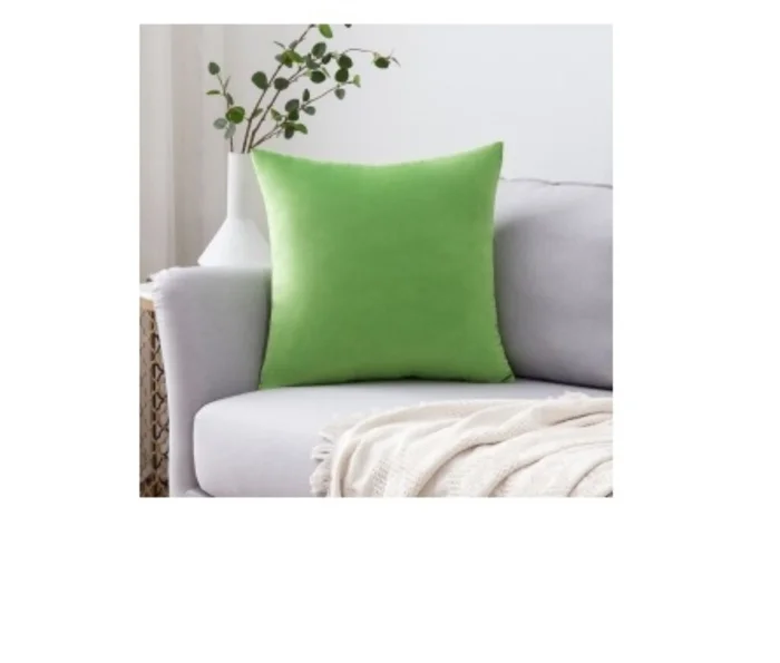 Almohadón Velvet Green en Verde - Textiles, Uruguay | Finkel
