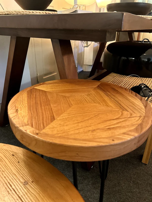 Mesa madera redonda KENYA en Madera natural - Mesas de living, Uruguay | Simple Deco, vista 6