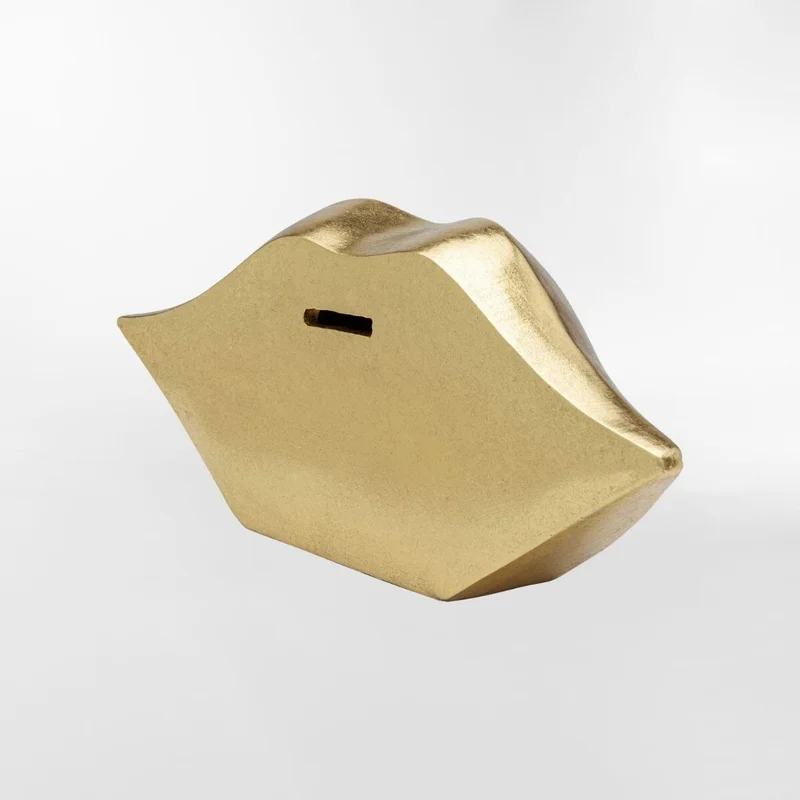 ALCANCÍA LIPS GOLD Bronce  en Dorado - Decoración, Uruguay | Viasono, vista 3