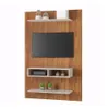 Panel Rack Tv Led Modular Living Sala Dormitorio Byte Miel Off White en Marrón - Aparadores y recibidores, Uruguay | Soy Hogar, vista 1 de 4