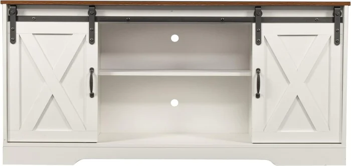 Rack de tv Ohio en Blanco - Muebles para TV, Uruguay | La Cueva Muebles, vista 2