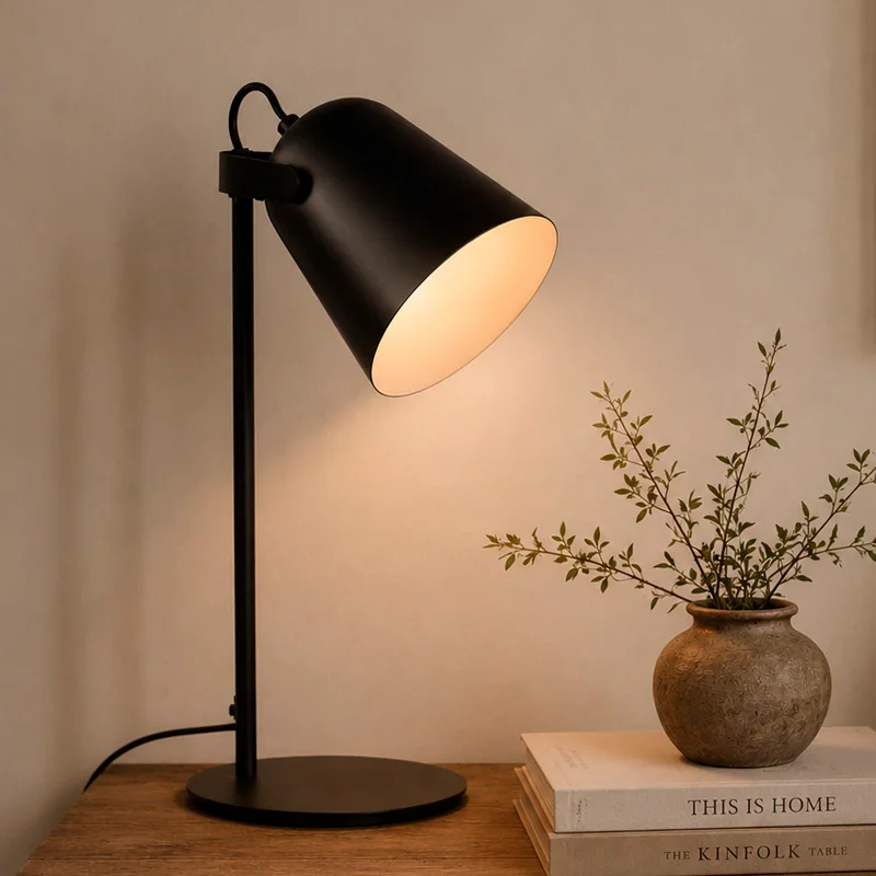 Lámpara de mesa Elsinor blanca / negra en Blanco - Lámparas de mesa, Uruguay | Alta Gracia Deco, vista 4