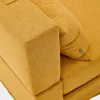 Puf cama convertible Arty mostaza 70 x 89 (200) cm en Amarillo - Butacas, banquetas y puffs, Uruguay | Kavehome, vista 4 de 10