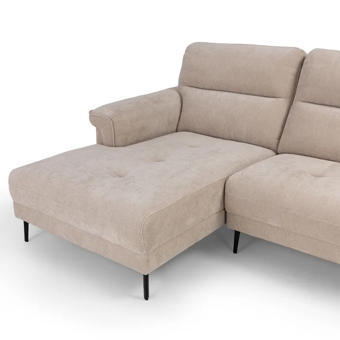 Rinconera Avalon - Tela Microfibra - Chaise Izquierdo - 6686-4 Beige en Beige - Sillones y sofás, Uruguay | Nyr, vista 4