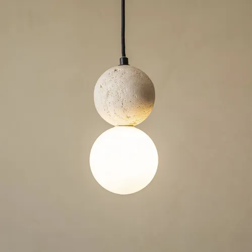 Lámpara de techo Albi en Beige - Lámparas colgantes, Uruguay | De Arcos