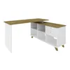 Escritorio Mdf-y-mdp Blanco Gold en BCO/NAT - Escritorios y sillas de escritorio, Uruguay | Divino, vista 4 de 7