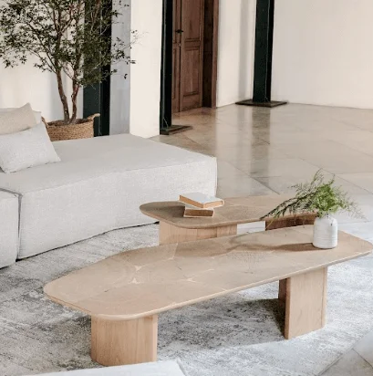 MESA CENTRO BAKERS HOJAS ROBLE S en Madera natural - Mesas de living, Uruguay | Más Infinito Casa, vista 2