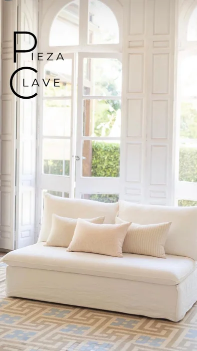 Sofá con funda Indi en Beige - Sillones y sofás, Uruguay | Pieza Clave, vista 2