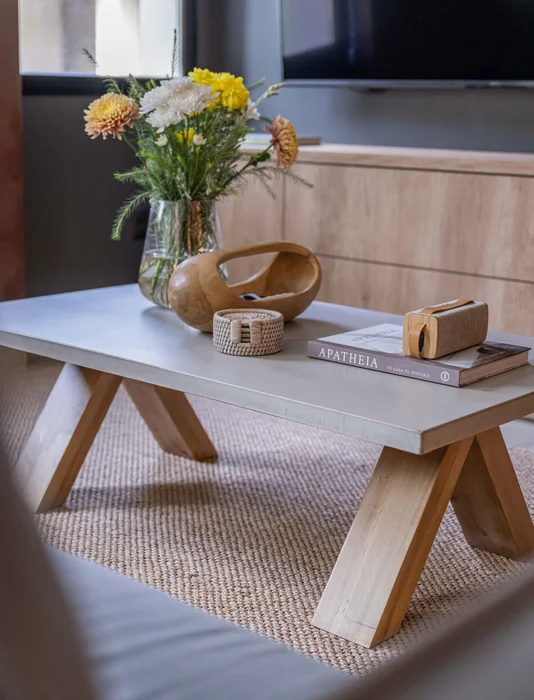 Mesa de Centro HUDSON en Gris - Mesas de living, Uruguay | Mezcla