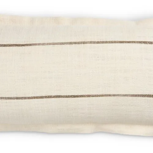Almohadón KLOKKELYNG 30x70 natural/marrón en Marrón - Textiles, Uruguay | JYSK
