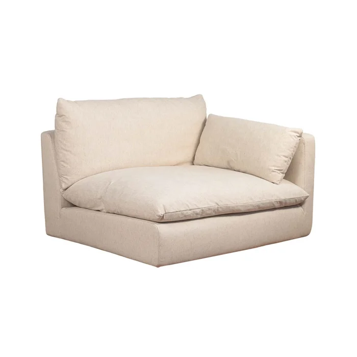 Sofá C/fundas Desmontables 3 Cuerpos Tela Natural-beige La Jola Crudo en Blanco - Sillones y sofás, Uruguay | Divino, vista 6