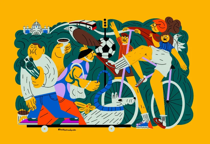 Ilustración 1 en Multicolor - Láminas, Uruguay | Mara Estudio