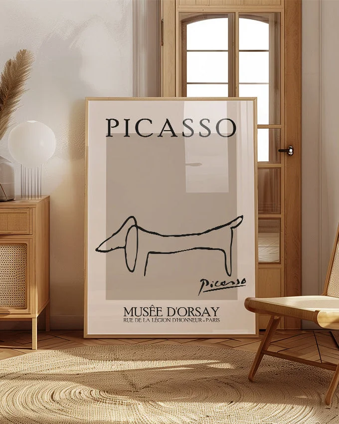 Picasso - Perro en Beige - Láminas, Uruguay | La Cuadrería, vista 2