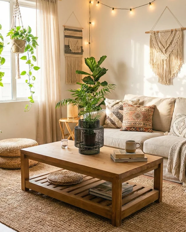 Mesa Ratona Fuko en Madera natural - Mesas de living, Uruguay | Treehouse Deco, vista 3