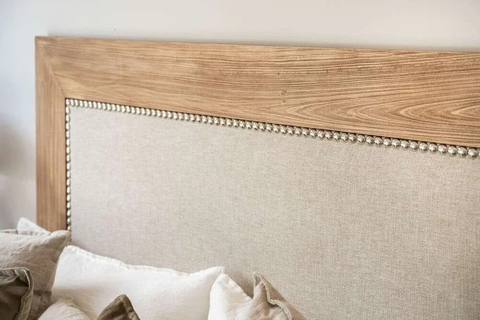 RESPALDO TERRA - ALAMO Y LINO ANTIMANCHAS - 1.70 MTS en Madera natural - Respaldos de cama, Uruguay | La Iberica, vista 11