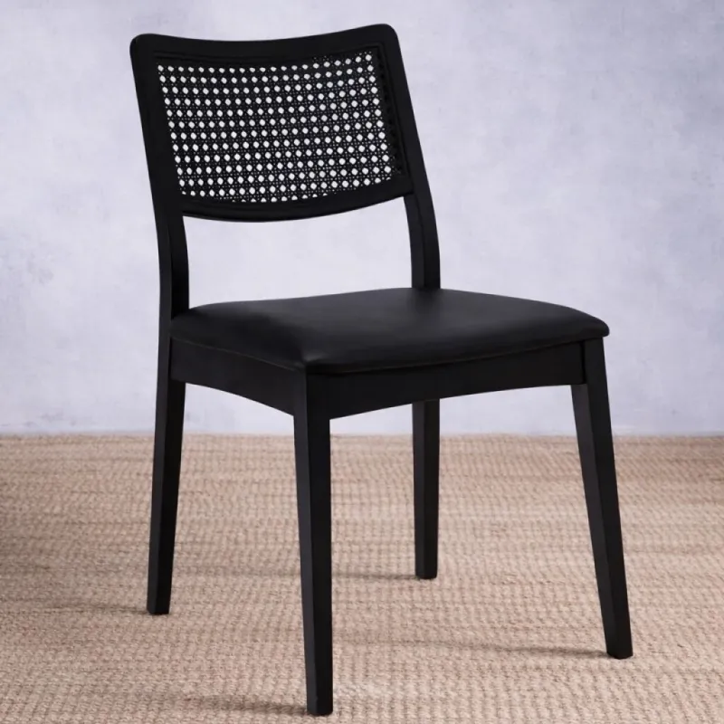 Silla Arezzo Negra en Negro - Sillas, Uruguay | Aihaus