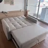 Sofá Cama Dallas 2 Cuerpos 150cm - Beige Aqua Block - Sillones y sofás, Uruguay | Berna home, vista 5 de 7